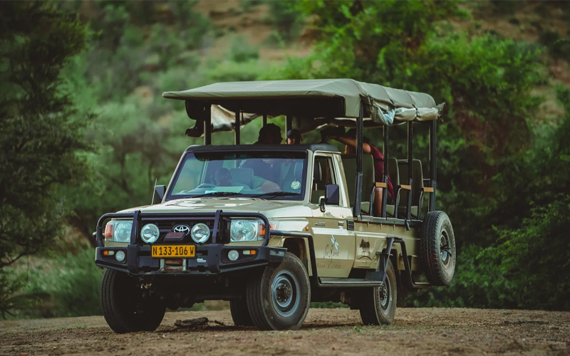 Safari game drive vehicle