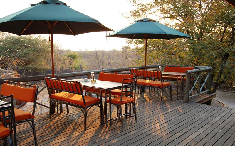 Audi Camp outdoor dining
